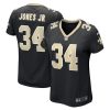 NFL Women's New Orleans Saints Tony Jones Jr. Nike Black Player Game Jersey