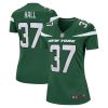 NFL Women's New York Jets Bryce Hall Nike Gotham Green Game Jersey