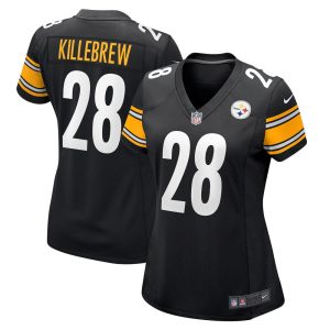 NFL Women's Pittsburgh Steelers Miles Killebrew Nike Black Game Jersey