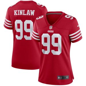 NFL Women's San Francisco 49ers Javon Kinlaw Nike Scarlet Player Game Jersey