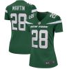NFL Women's New York Jets Curtis Martin Nike Gotham Green Game Retired Player Jersey