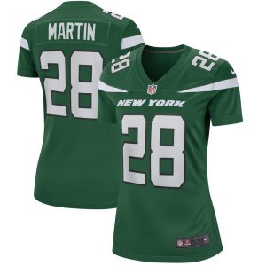 NFL Women's New York Jets Curtis Martin Nike Gotham Green Game Retired Player Jersey
