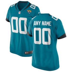 NFL Women's Nike Teal Jacksonville Jaguars Alternate Custom Jersey