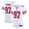 NFL Women's San Francisco 49ers Bryant Young Nike White Retired Player Game Jersey
