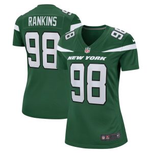 NFL Women's New York Jets Sheldon Rankins Nike Gotham Green Game Jersey