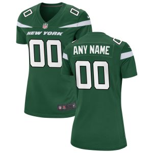 NFL Women's Nike Gotham Green New York Jets Custom Game Jersey