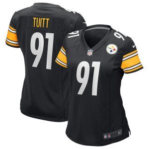 NFL Women's Pittsburgh Steelers Stephon Tuitt Nike Black Game Jersey