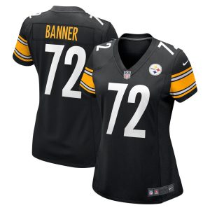NFL Women's Pittsburgh Steelers Zach Banner Nike Black Game Jersey