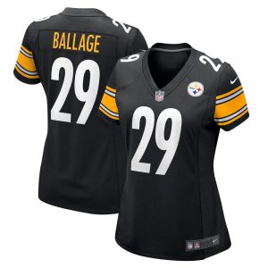 NFL Women's Pittsburgh Steelers Kalen Ballage Nike Black Game Jersey