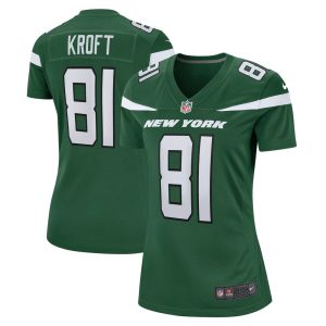 NFL Women's New York Jets Tyler Kroft Nike Gotham Green Game Jersey