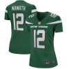 NFL Women's New York Jets Joe Namath Nike Gotham Green Game Retired Player Jersey