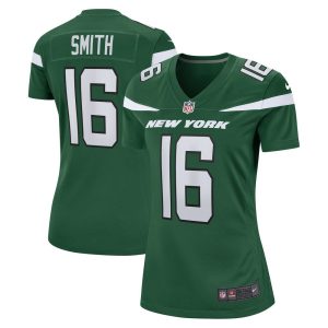 NFL Women's New York Jets Jeff Smith Nike Gotham Green Game Jersey