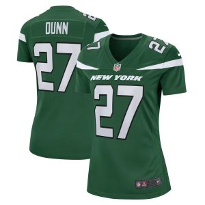 NFL Women's New York Jets Isaiah Dunn Nike Gotham Green Team Game Jersey